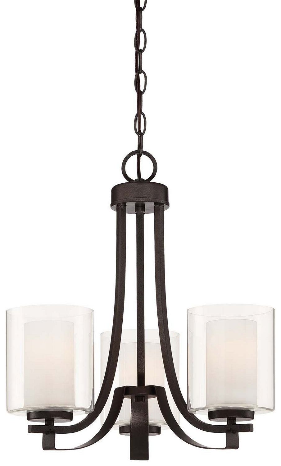 Minka-Lavery Parsons Studio 4103-172 Chandelier Light - Smoked Iron