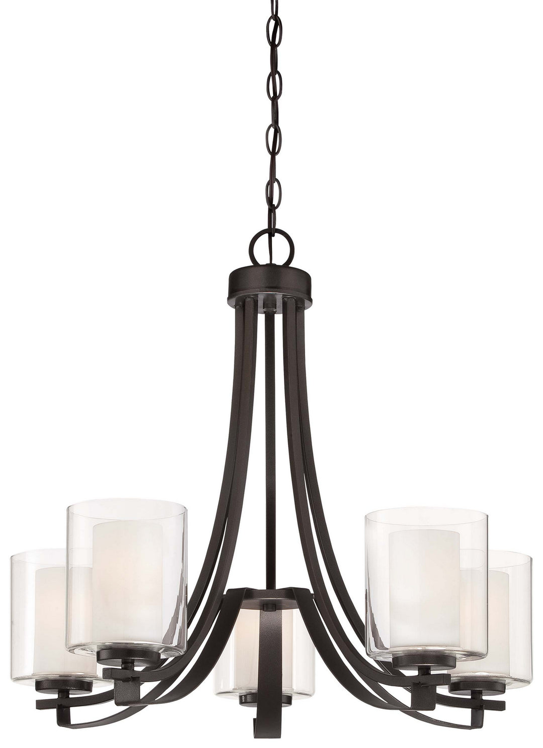 Minka-Lavery Parsons Studio 4105-172 Chandelier Light - Smoked Iron