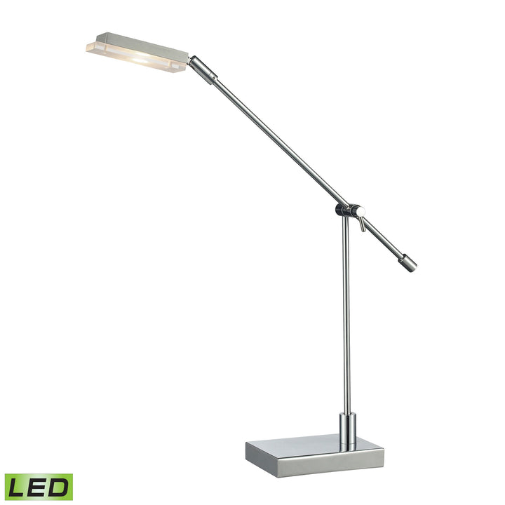 Elk Lighting D2708 Modern Bibliotheque Lamp Polished Chrome