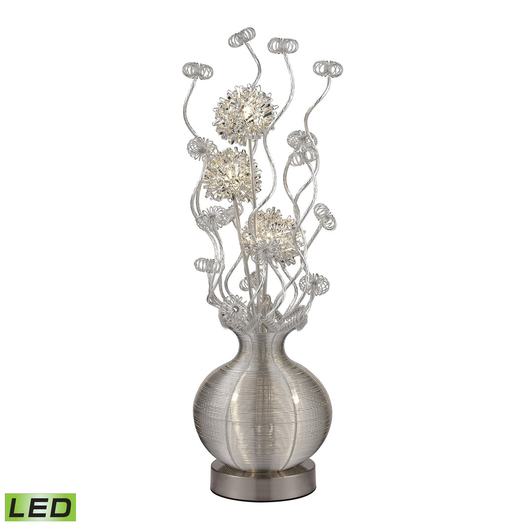 Elk Lighting D2717  Lazelle Lamp Silver