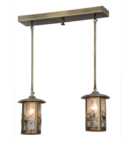 Meyda Tiffany Fulton 57169 Pendant Light - Antique Brass