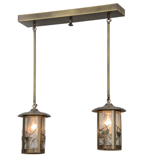 Meyda Tiffany Fulton 57169 Pendant Light - Antique Brass