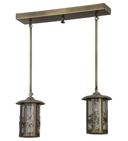 Meyda Tiffany Fulton 57169 Pendant Light - Antique Brass