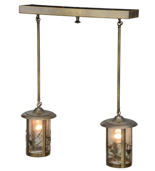 Meyda Tiffany Fulton 57169 Pendant Light - Antique Brass