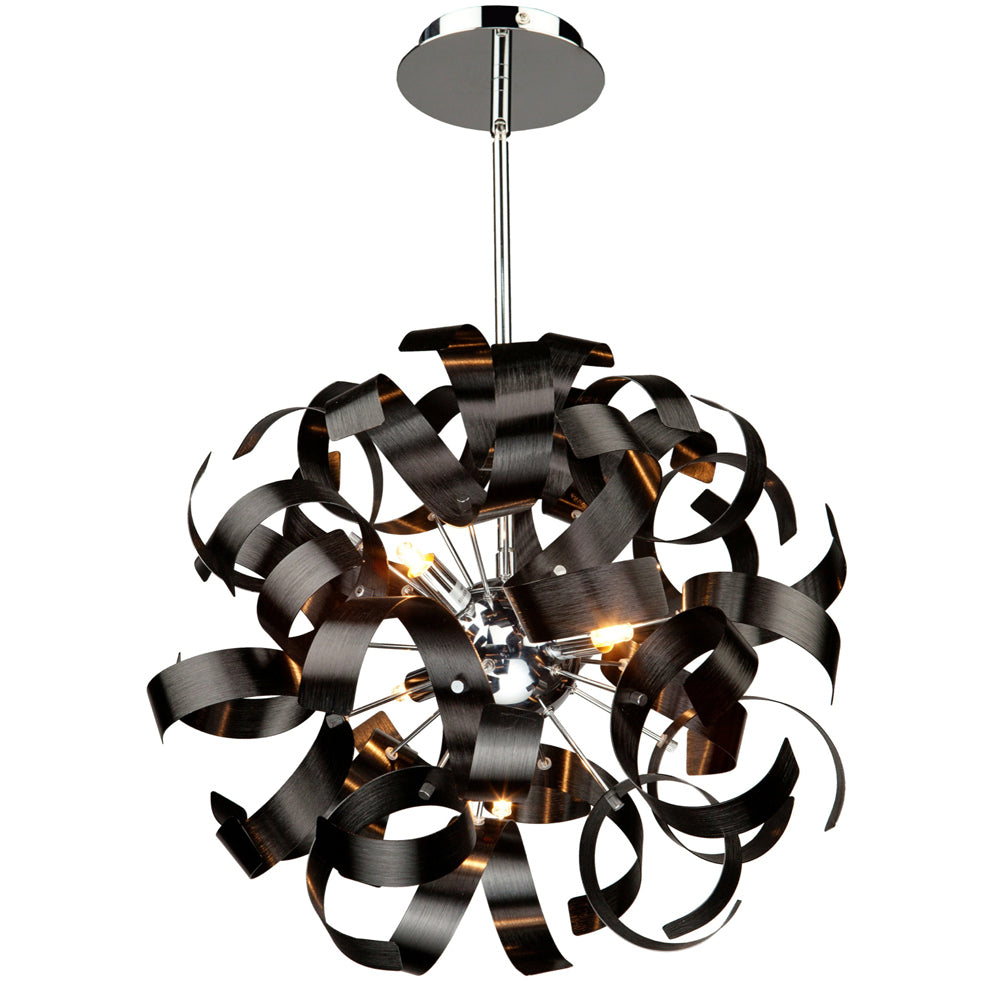 Artcraft Bel Air AC600BK Pendant Light - Metallic Black