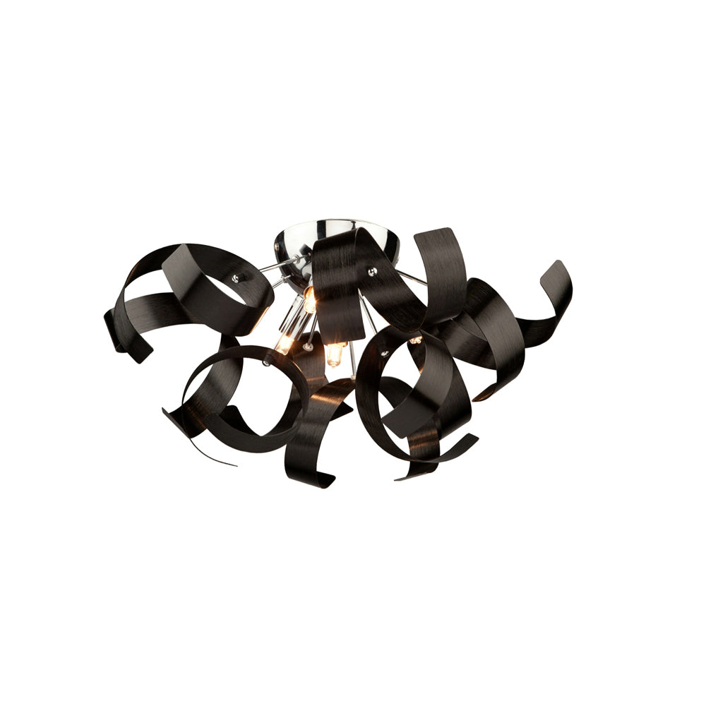 Artcraft Bel Air AC604BK Ceiling Light - Metallic Black