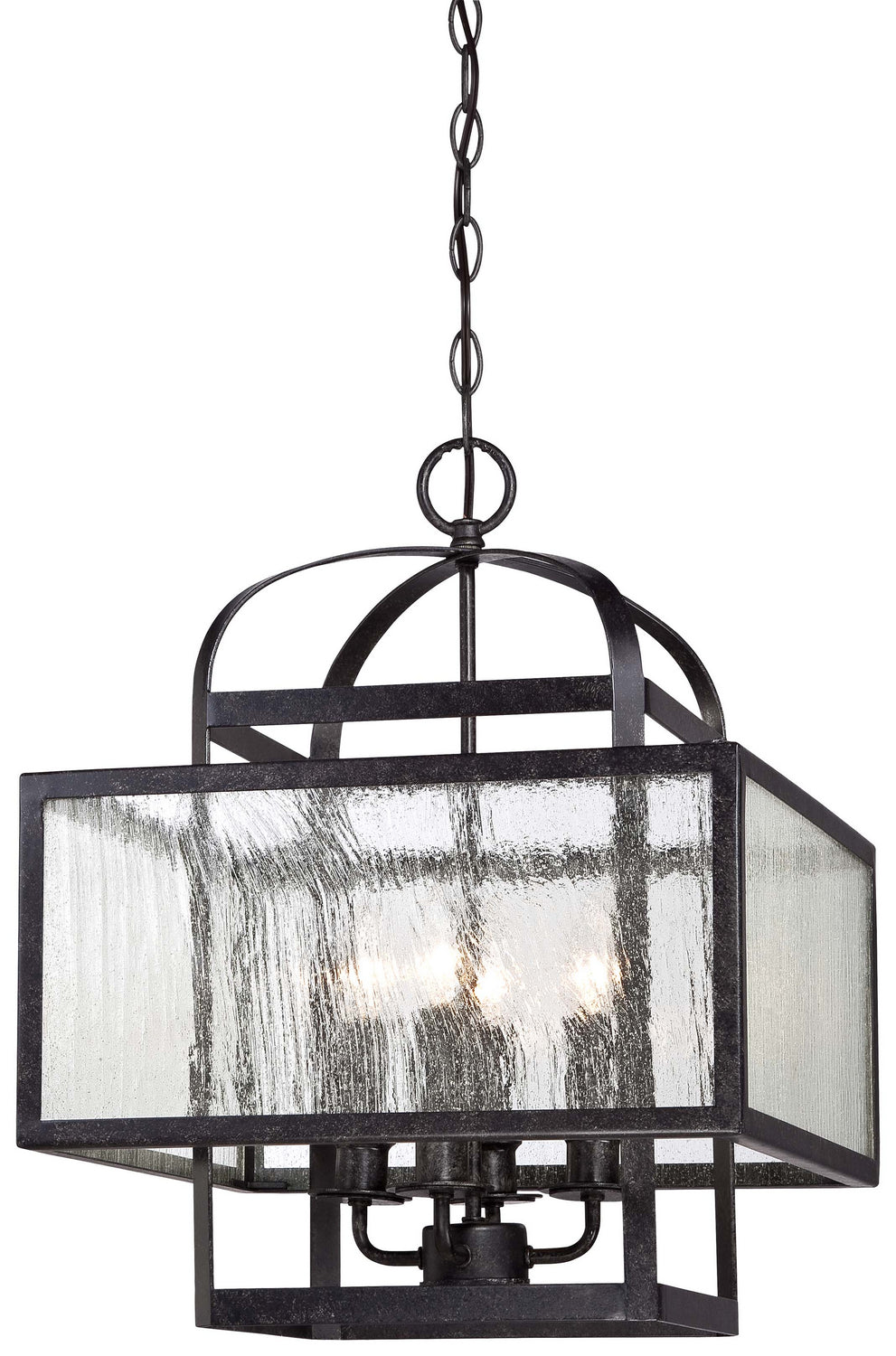 Minka-Lavery Camden Square 4875-283 Pendant Light - Aged Charcoal