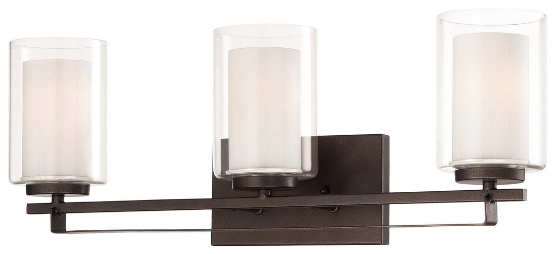 Minka-Lavery Parsons Studio 6103-172 Bath Vanity Light 24 in. wide - Smoked Iron