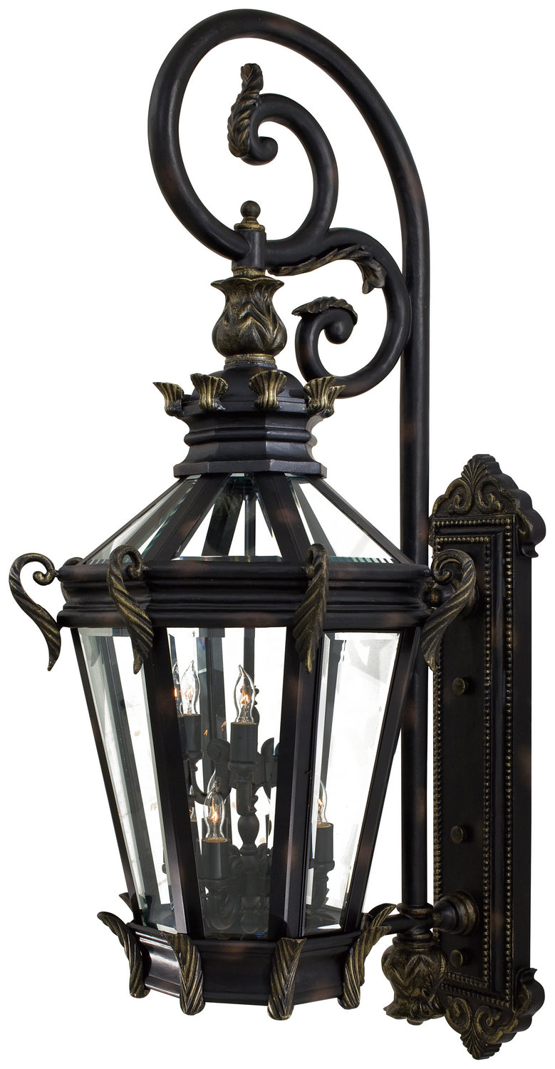 Minka-Lavery Lighting 9091-95 Stratford Hall Nine Light Wall Mount Outdoor Bronze / Dark