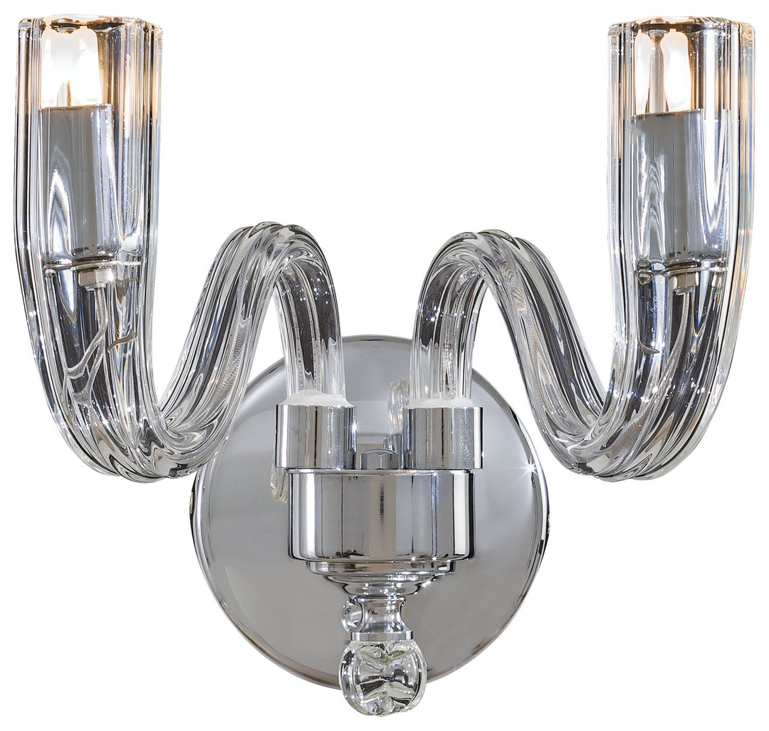 Metropolitan Metropolitan N9182 Wall Light - Chrome W/ Clear Glass