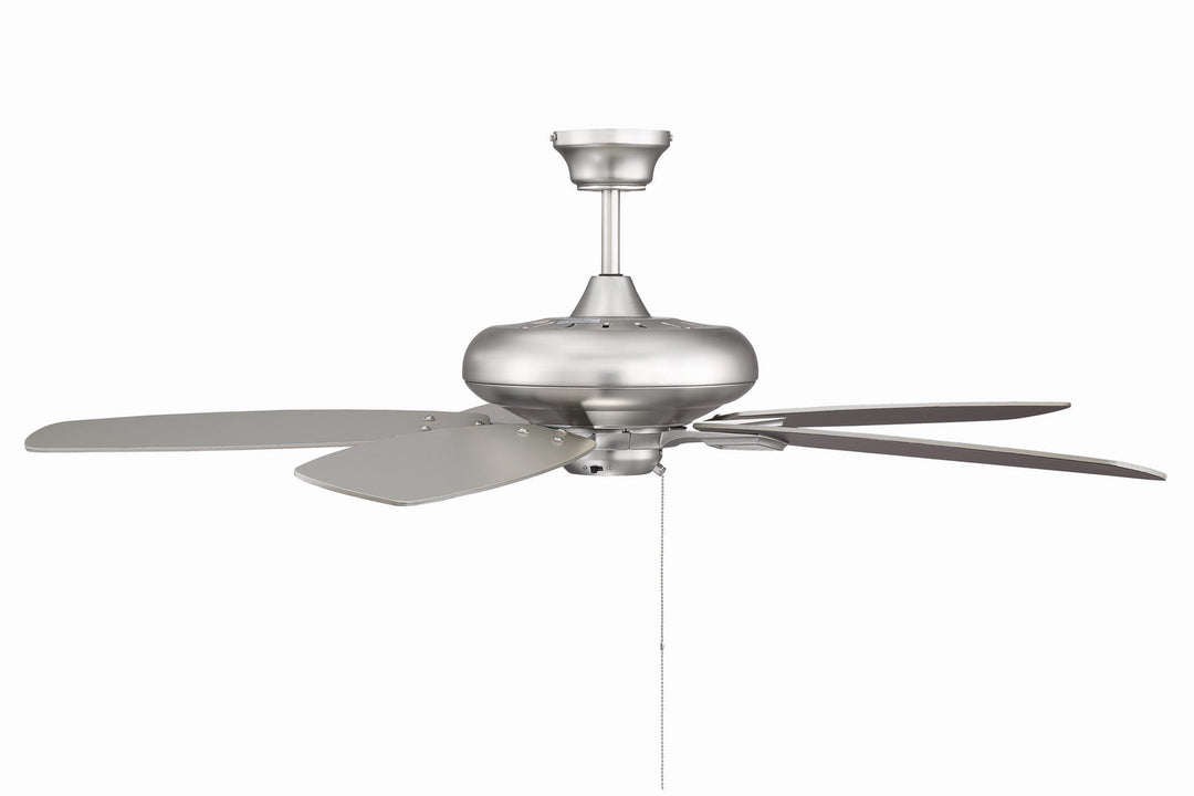 Meridian Mystique M2017BNRV Ceiling Fan 52 - Brushed Nickel, Chestnut and Silver/