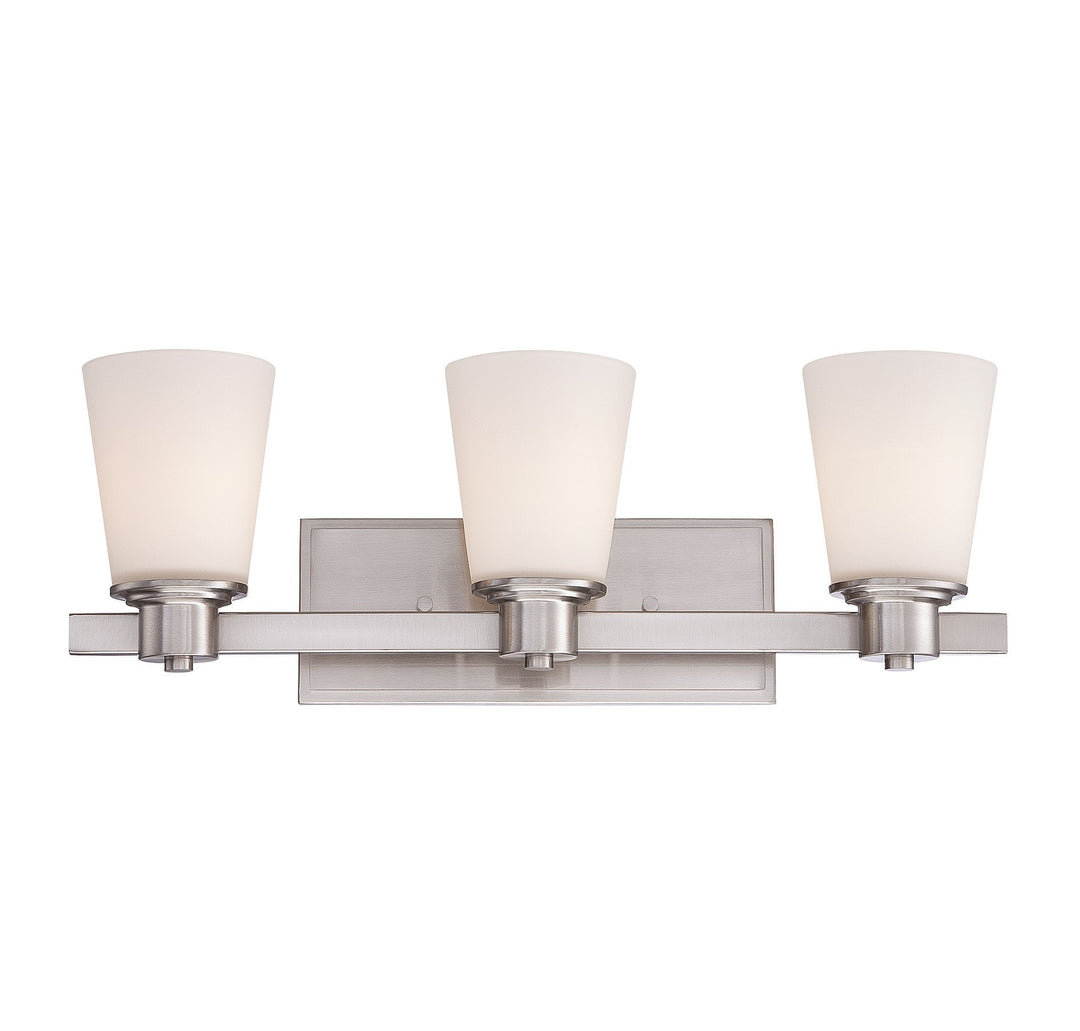Savoy House Fontaine 8-1080-3-SN Bath Vanity Light 23 in. wide - Satin Nickel