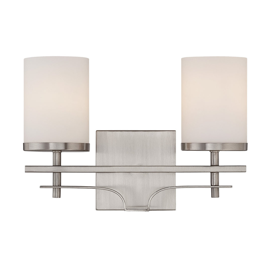 Savoy House Colton 8-338-2-SN Bath Vanity Light 14 in. wide - Satin Nickel