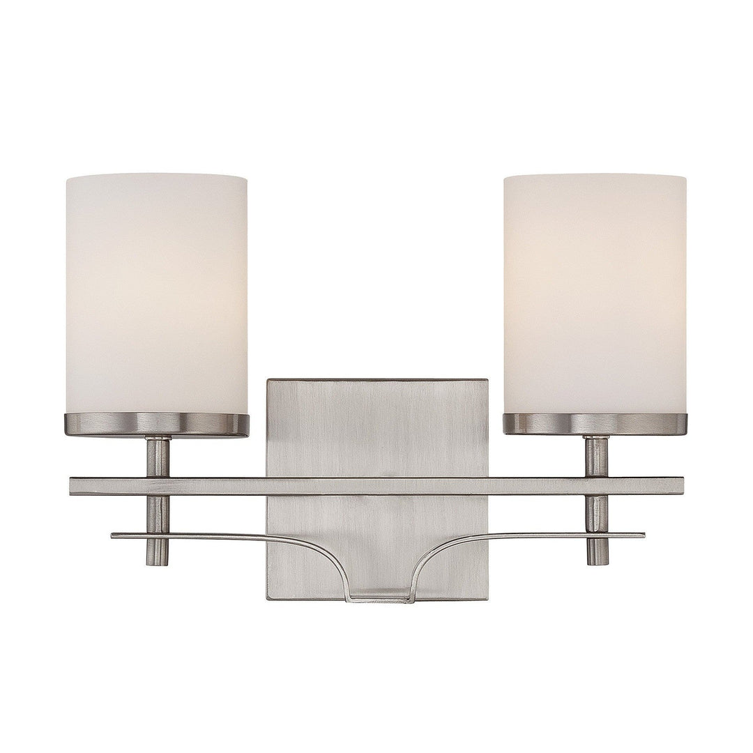 Savoy House Colton 8-338-2-SN Bath Vanity Light 14 in. wide - Satin Nickel