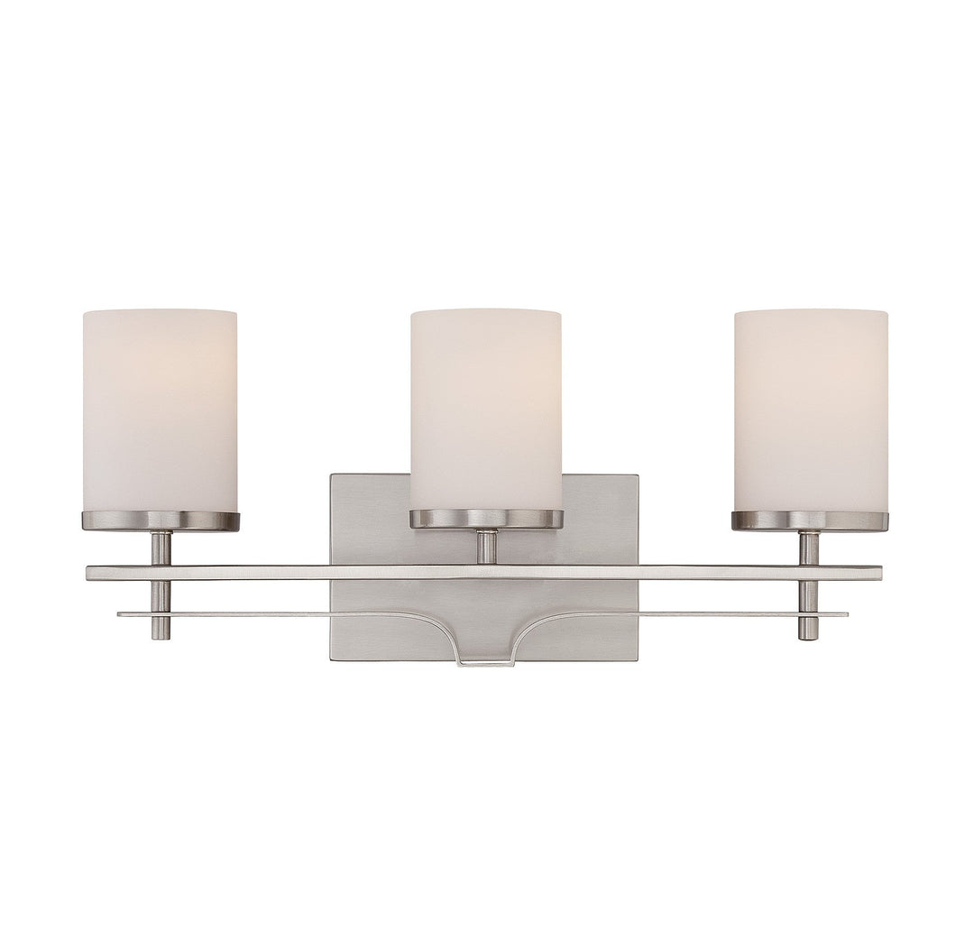 Savoy House Colton 8-338-3-SN Bath Vanity Light 21 in. wide - Satin Nickel