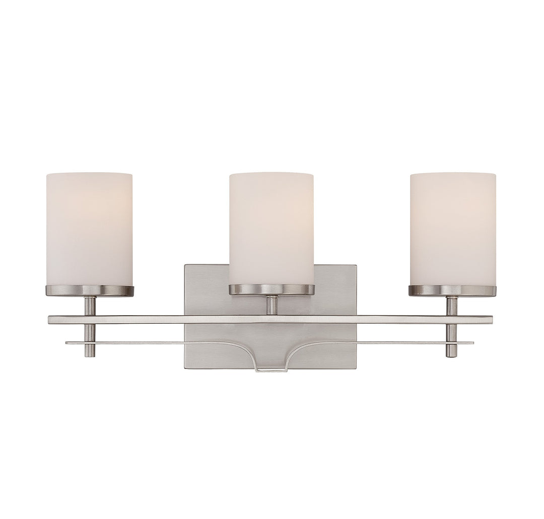 Savoy House Colton 8-338-3-SN Bath Vanity Light 21 in. wide - Satin Nickel