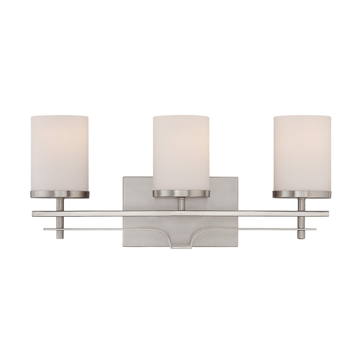 Savoy House Colton 8-338-3-SN Bath Vanity Light 21 in. wide - Satin Nickel