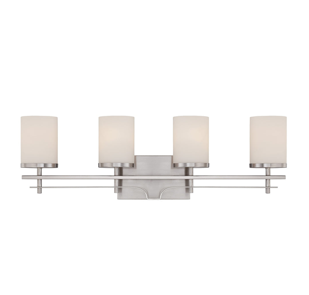 Savoy House Colton 8-338-4-SN Bath Vanity Light 29 in. wide - Satin Nickel