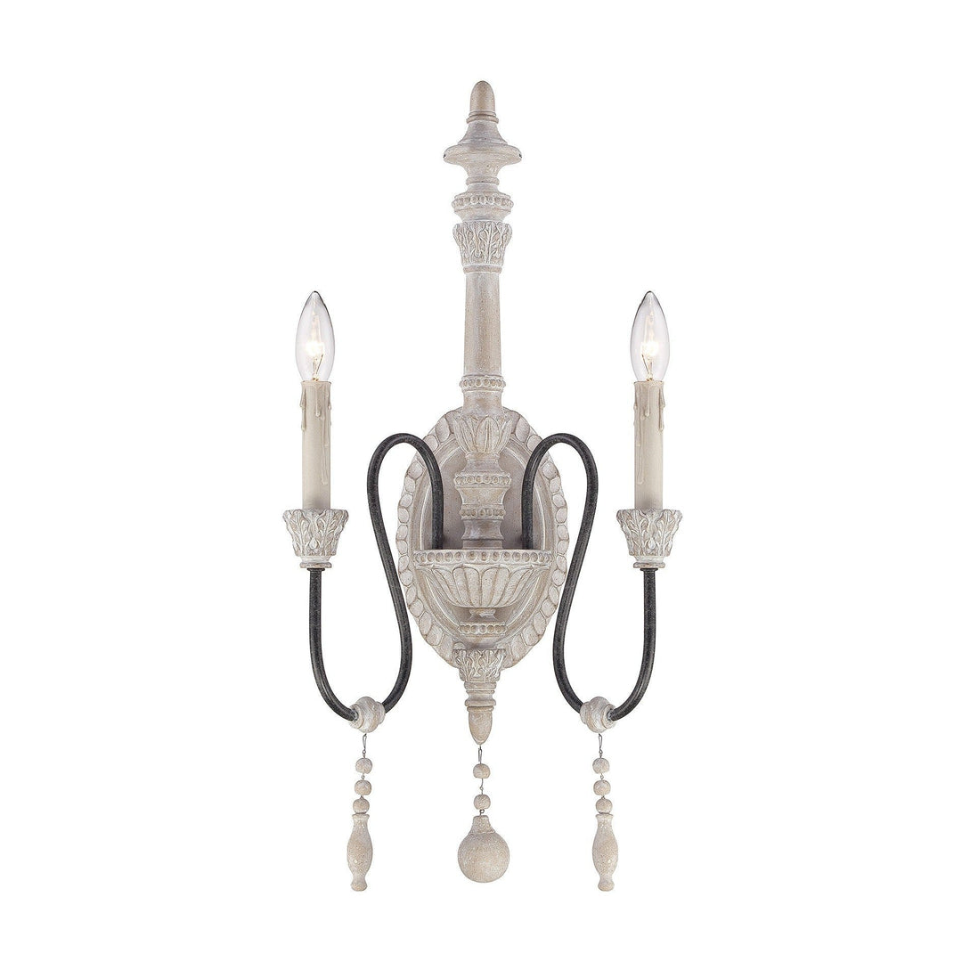 Savoy House Ashland 9-293-2-23 Wall Light - White Washed Driftwood