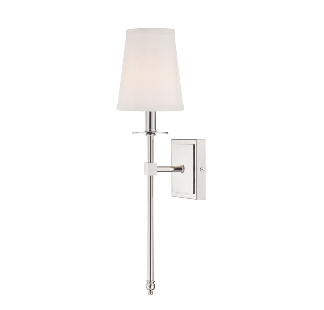 Savoy House Monroe 9-302-1-109 Wall Sconce Light - Polished Nickel