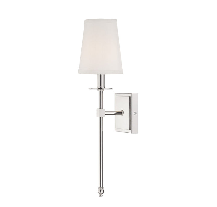 Savoy House Monroe 9-302-1-109 Wall Sconce Light - Polished Nickel