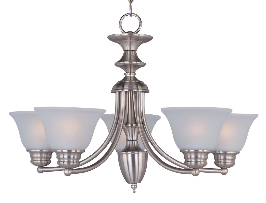 Maxim Malaga 2699FTSN Chandelier Light - Satin Nickel