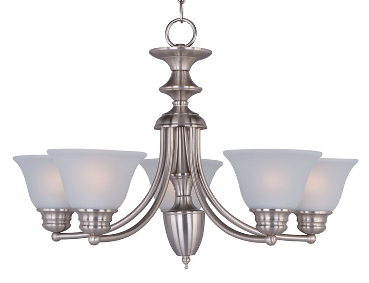 Maxim Malaga 2699FTSN Chandelier Light - Satin Nickel