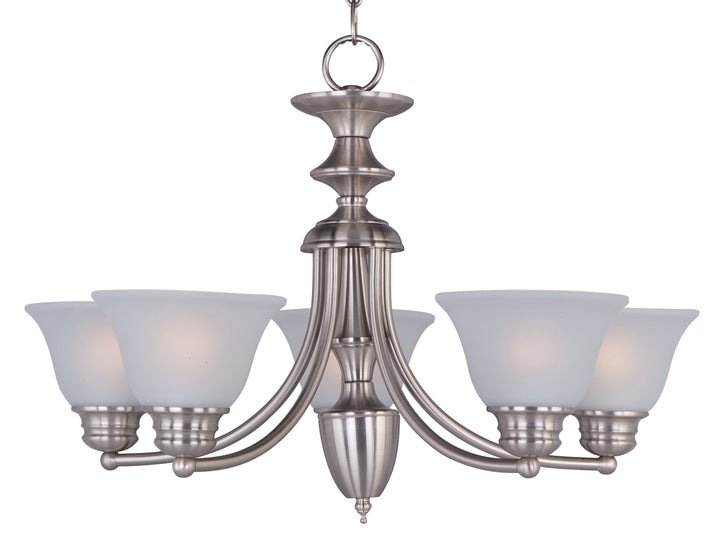Maxim Malaga 2699FTSN Chandelier Light - Satin Nickel