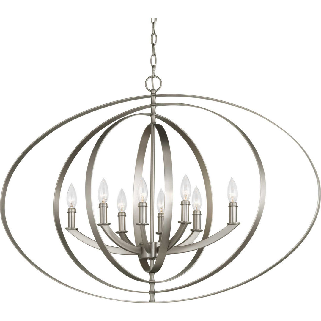 Progress Equinox P3791-126 Chandelier Light - Burnished Silver