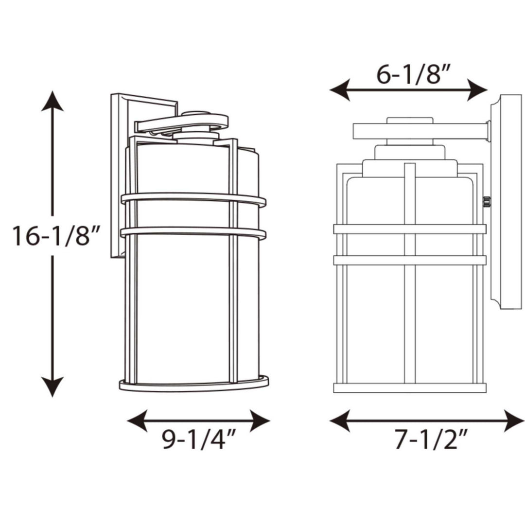 Progress Lighting P6064-31 Format One Light Wall Lantern Outdoor Black