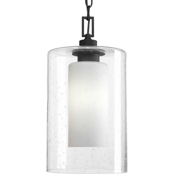 Progress Lighting P6520-31 Compel One Light Hanging Lantern Outdoor Black