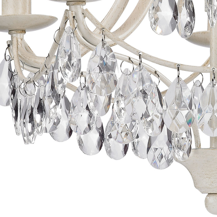 Elk Mini Victorian 122-021 Chandelier Light - Antique Cream