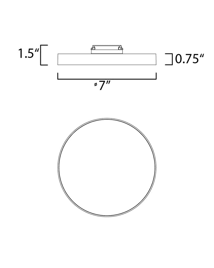 Maxim Trim 57662WTPC Ceiling Light - Polished Chrome