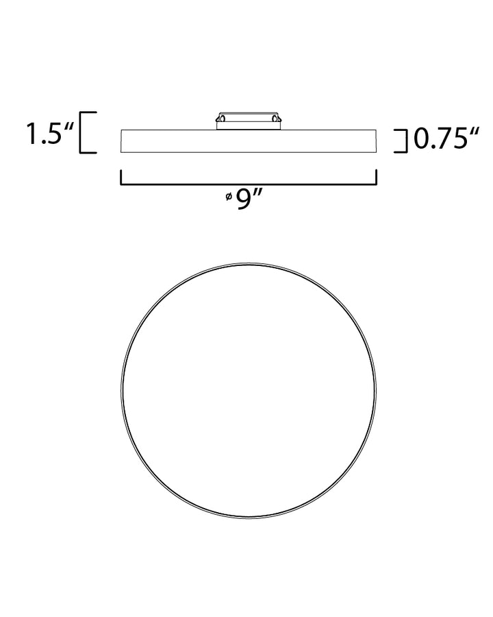 Maxim Trim 57663WTWT Ceiling Light - White