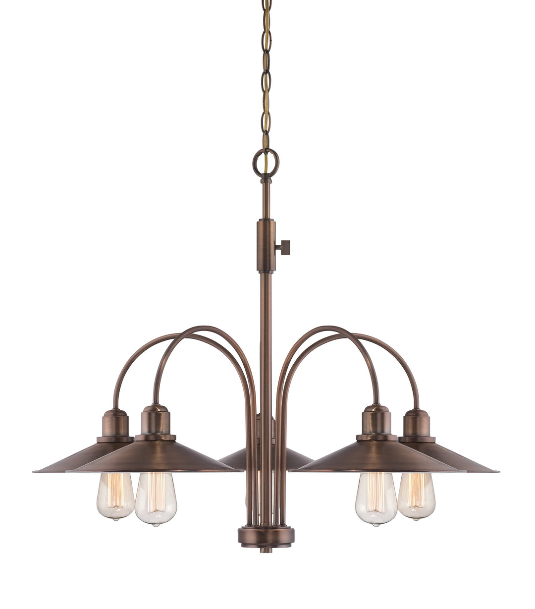 Designers Fountain Newbury Station 85485-OSB Chandelier Light - Old Satin Brass