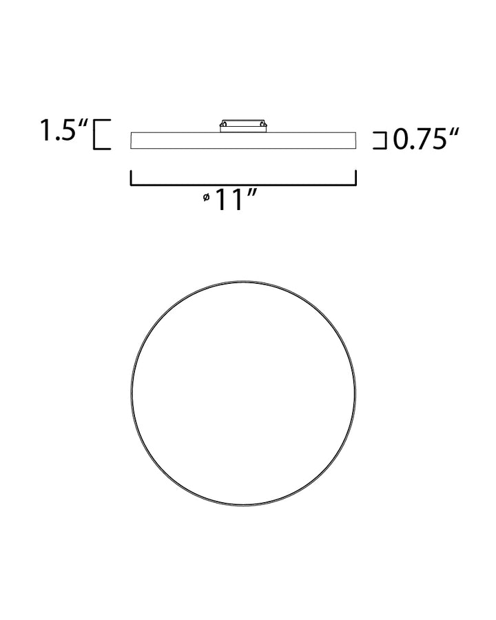 Maxim Trim 57664WTSN Ceiling Light - Satin Nickel