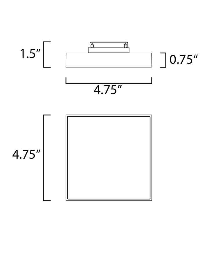 Maxim Trim 57665WTSN Ceiling Light - Satin Nickel