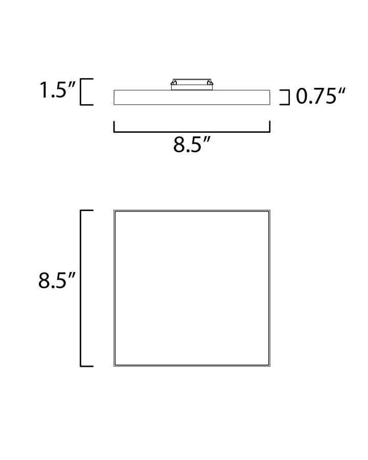 Maxim Trim 57668WTSN Ceiling Light - Satin Nickel