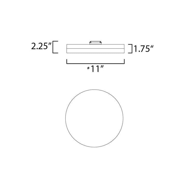 Maxim Lighting 57684CLFTSN  Illuminaire Ii Utility Light Satin Nickel