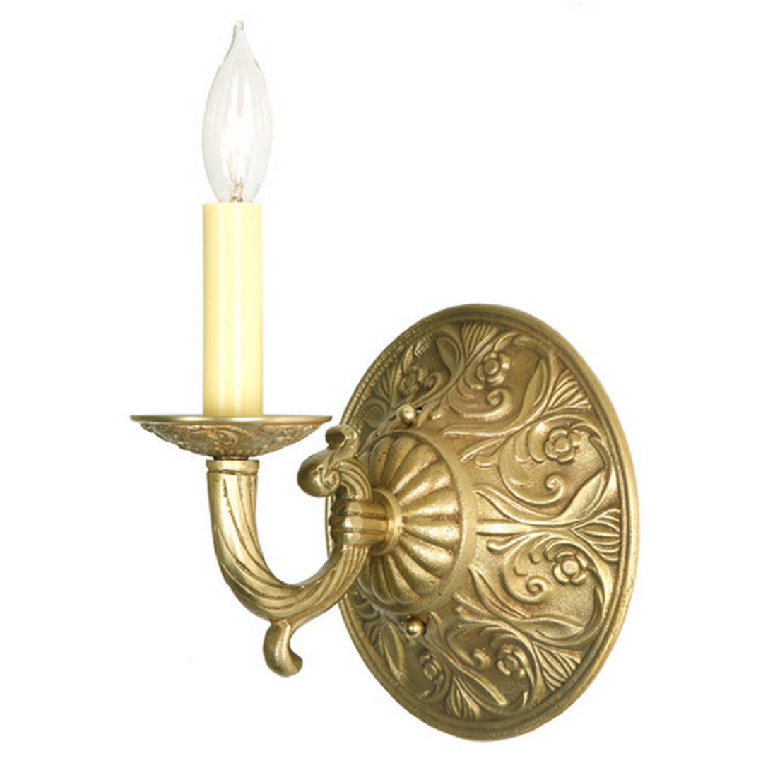 JVI Designs Traditional Brass 518-05 Wall Light - Antique Brass