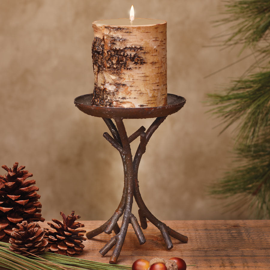 Decoflair & Decoglow ASP1569 Aspen Aspen Candle Holder Home Decor Bronze / Dark