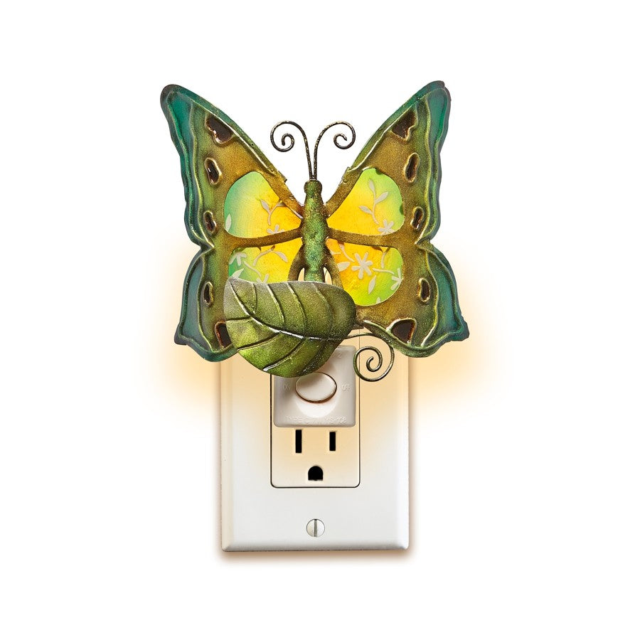 Decoflair & Decoglow DFA0899 Nightlight Decor Nightlight Decor- Butterfly Decor Bronze / Dark