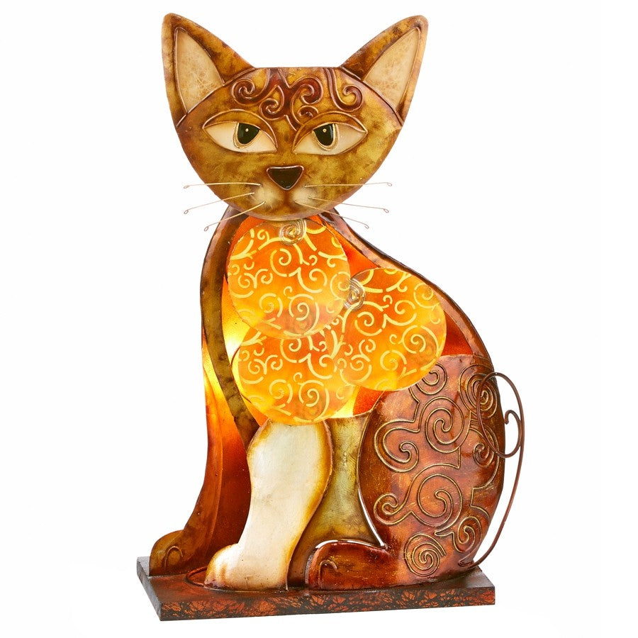 Decoflair & Decoglow DFA1244 Electric Luminary Electric Luminary - Cat Home Decor Bronze / Dark