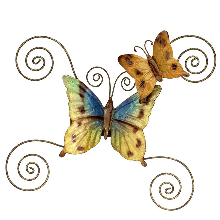 Decoflair & Decoglow DFA2212 Magnet Photo Holder Magnet Photo Holder - Butterfly Mirror Multicolored