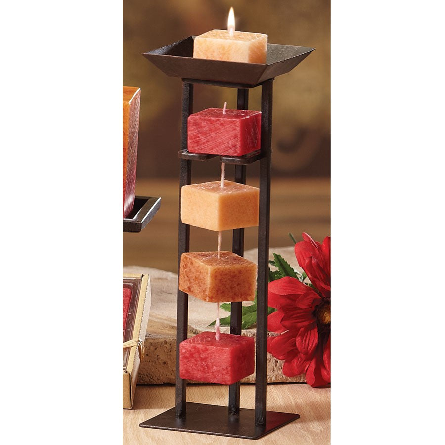 Decoflair & Decoglow NAT1471 Naturals Tranquility Candle On Rope Home Decor Bronze / Dark