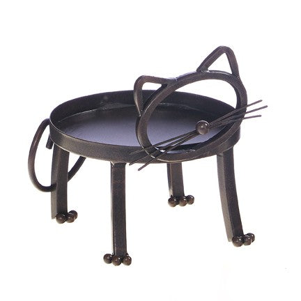 Decoflair & Decoglow NAT2586 Naturals Cat Holder Home Decor Bronze / Dark