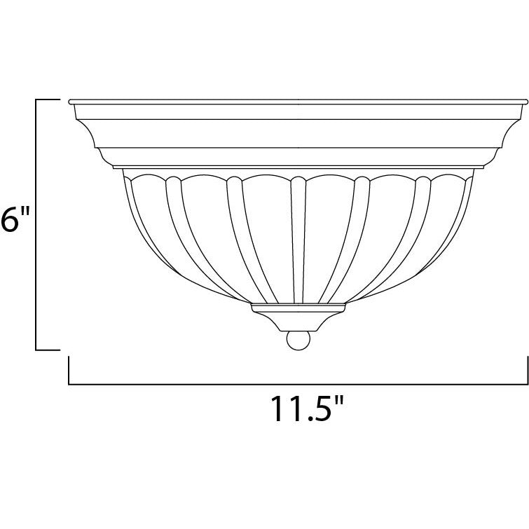 Maxim Essentials - 583x 5830FTSN Ceiling Light - Satin Nickel