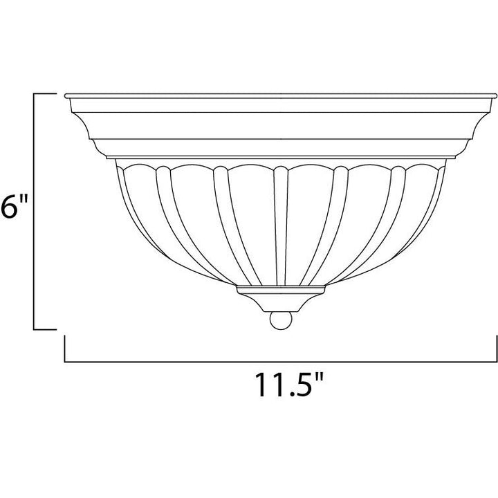 Maxim Essentials - 583x 5830FTSN Ceiling Light - Satin Nickel
