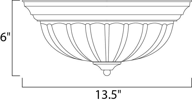Maxim Essentials - 583x 5831FTSN Ceiling Light - Satin Nickel