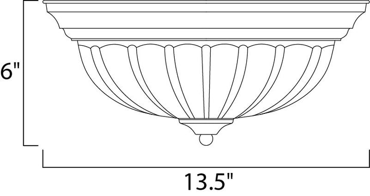 Maxim Essentials - 583x 5831FTSN Ceiling Light - Satin Nickel